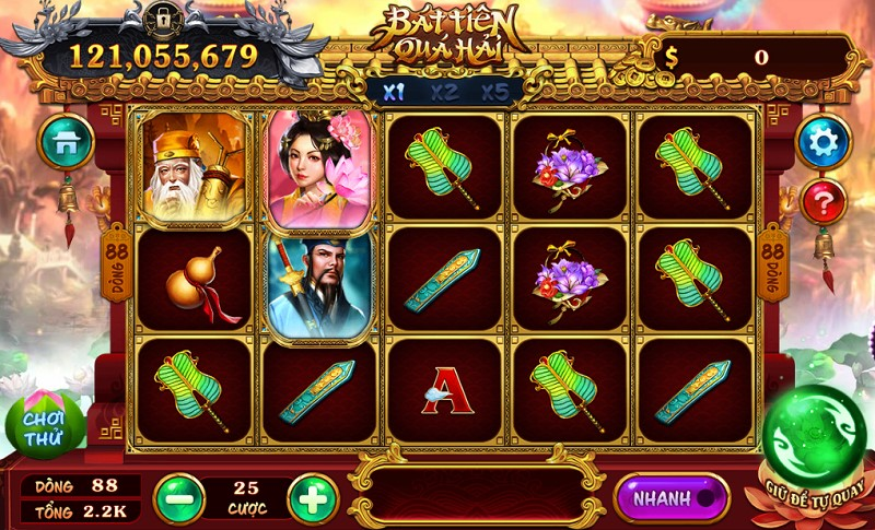 Bát Tiên Ban Phước tại game đổi thưởng Bancadoithuong.cam