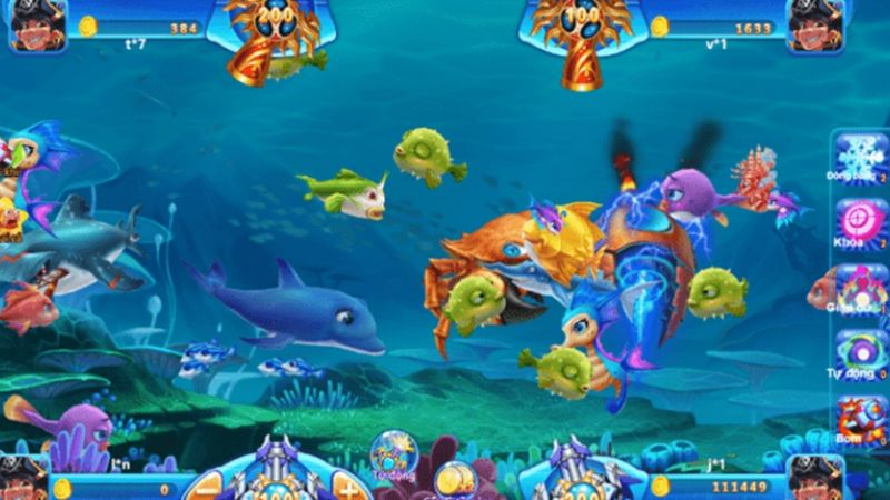 Game Bắn Cá Ola có nền tảng đồ họa 3D chân thực